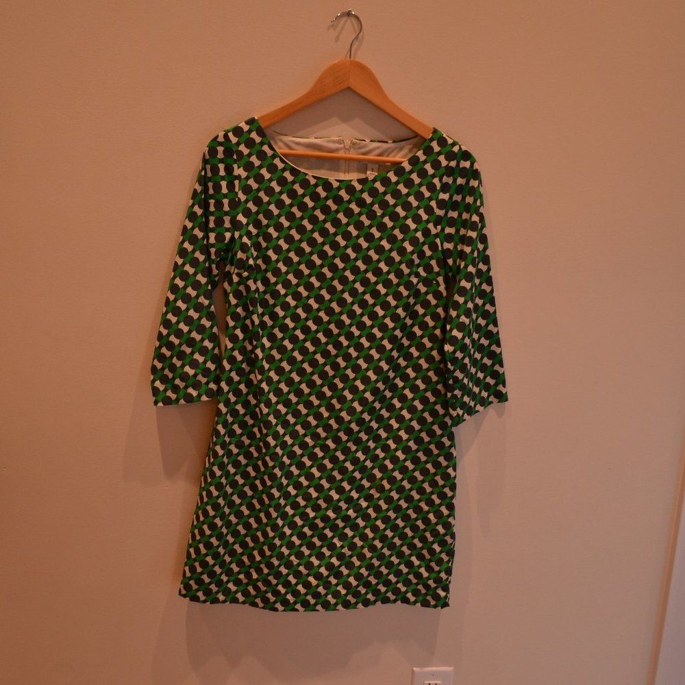 Old Navy Size S Green and Black Professional Dress